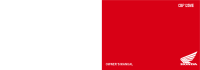 Honda CBF125M - Owners manual 2024 EN